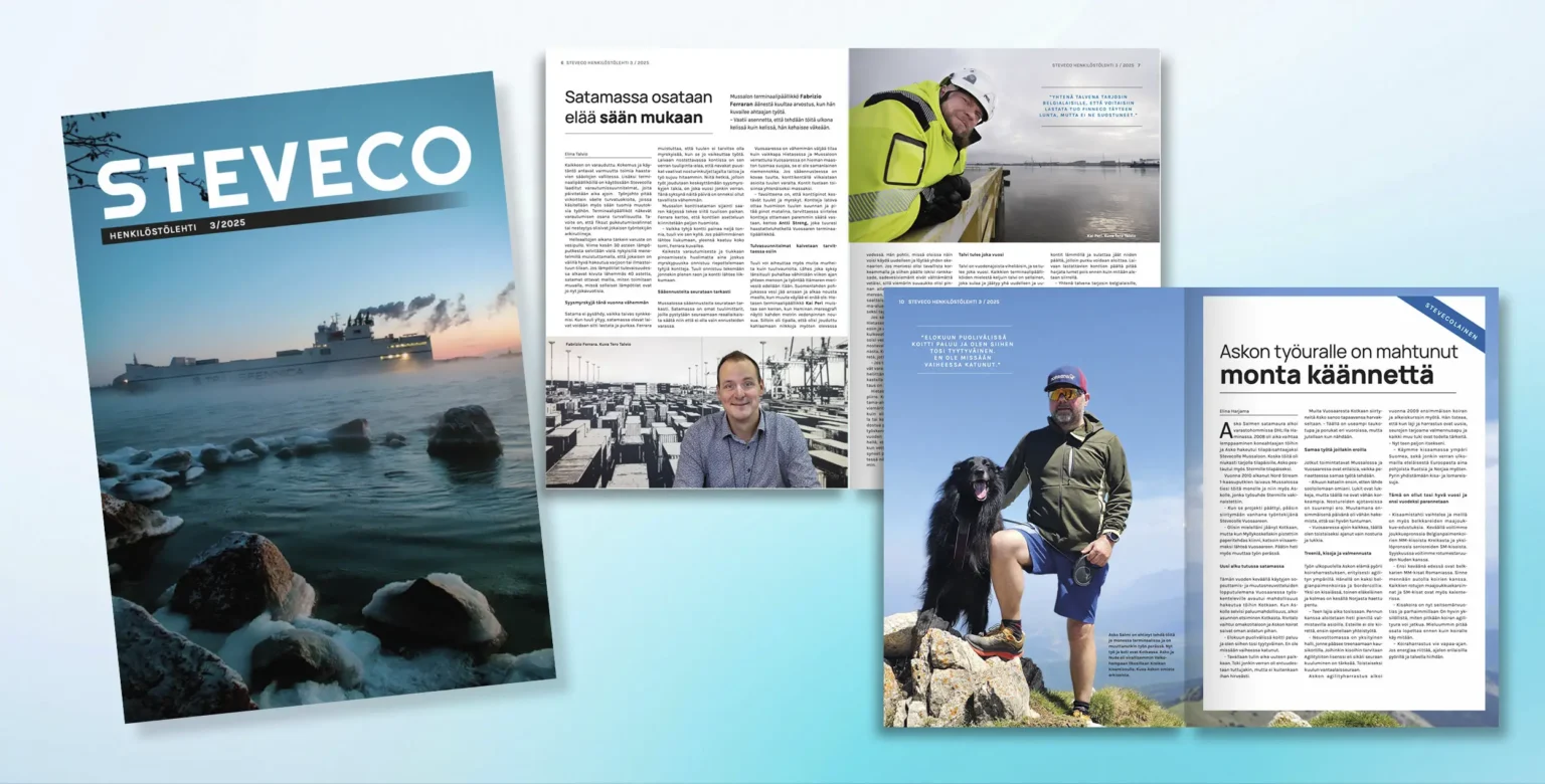 Henkilöstölehtien taitto Mainostoimisto Hammi